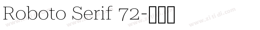Roboto Serif 72字体转换